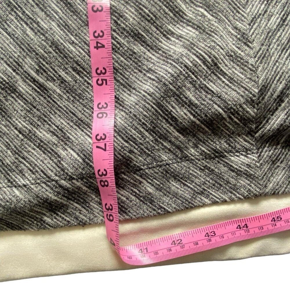 LOU & GREY Women Maxi Skirt Sz M Gray Chevron Design Business Casual‎ 3-39 - Picture 11 of 13